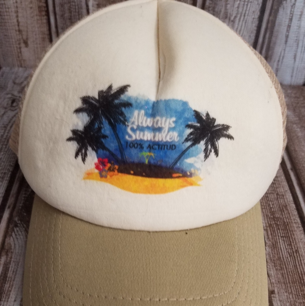 Alwsys Summer Beach Hat, Trucker Hat